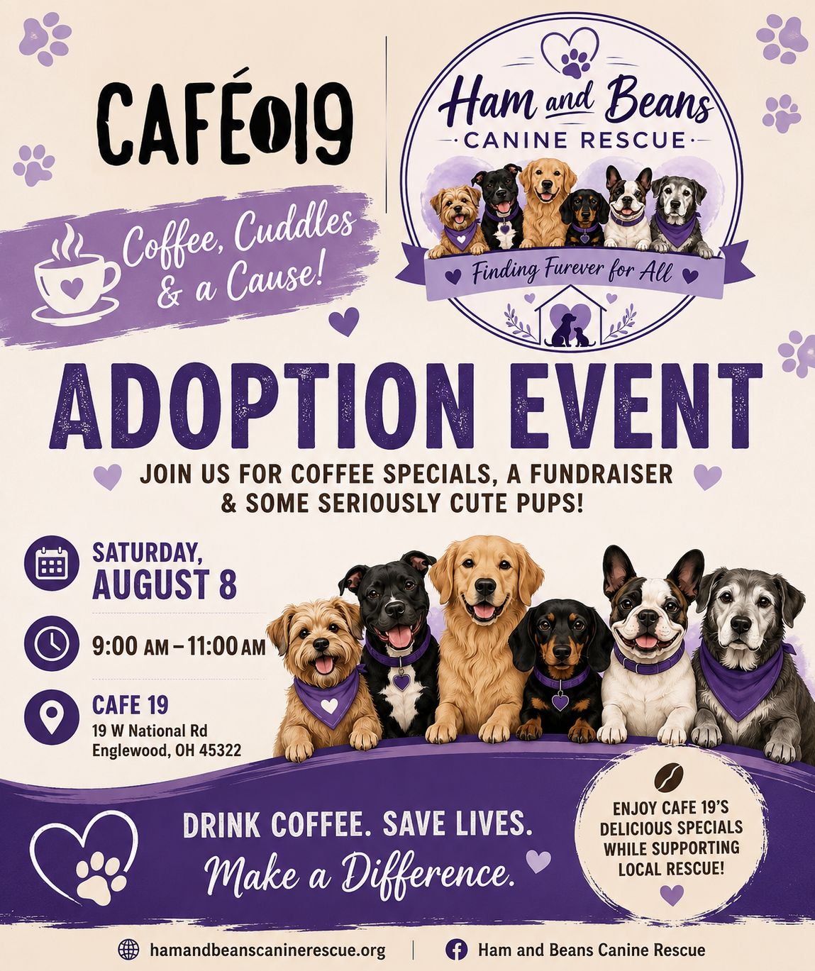 Cafe 19 Adoption Event