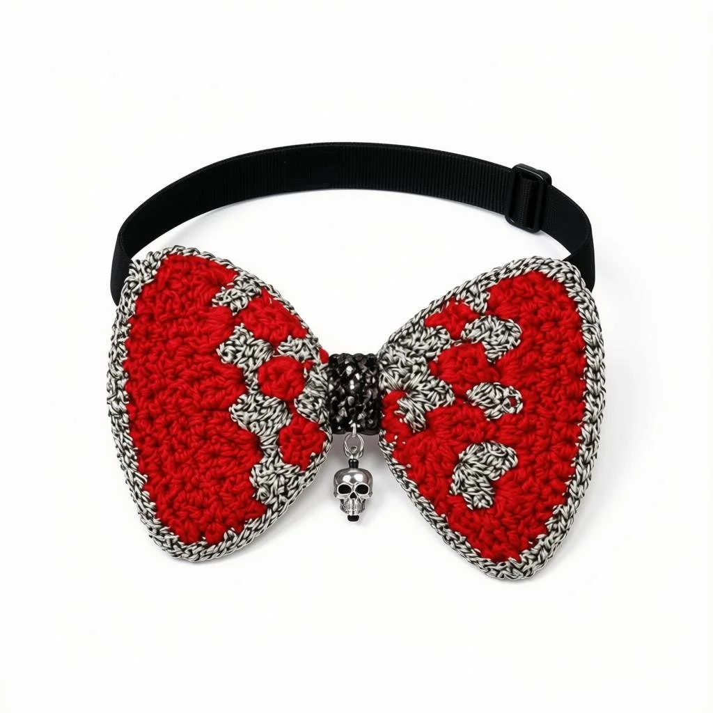   
The "Scarlet Signature" Bow Tie  the macro view of the Scarlet Signature bow tie captures a stark, unhurried look at textile architecture. Built for evenings where being remembered is the point, this piece isolates the raw anatomy of luxury with a