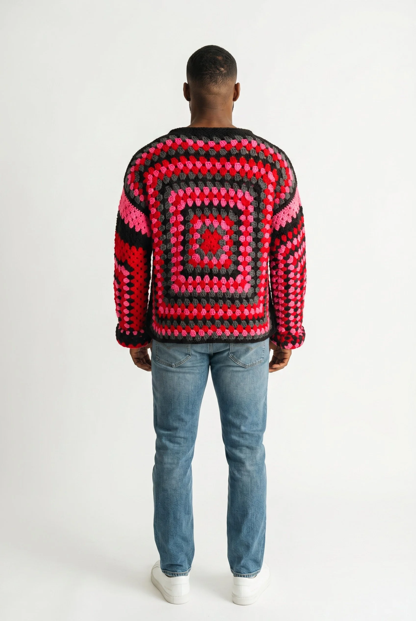  "The Club ColorBlock Sweater" -Confidence, woven in. A sweater for modern masculinity, redefined."  
 Available by Commission 