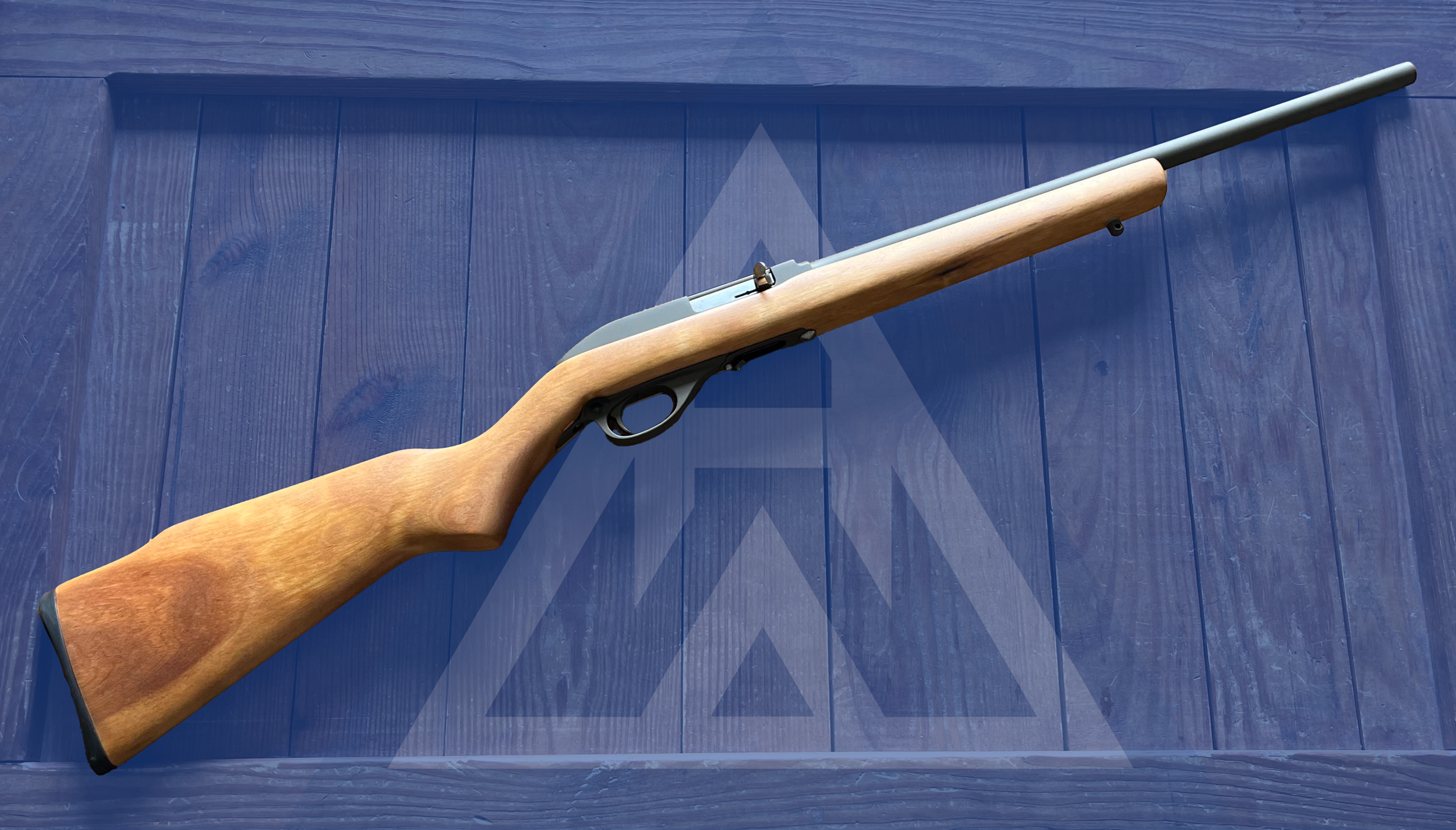 Marlin 70: Restored to working order, stock stripped, grain filled and refinished with BLO. Single color cerakote on barrel and action.