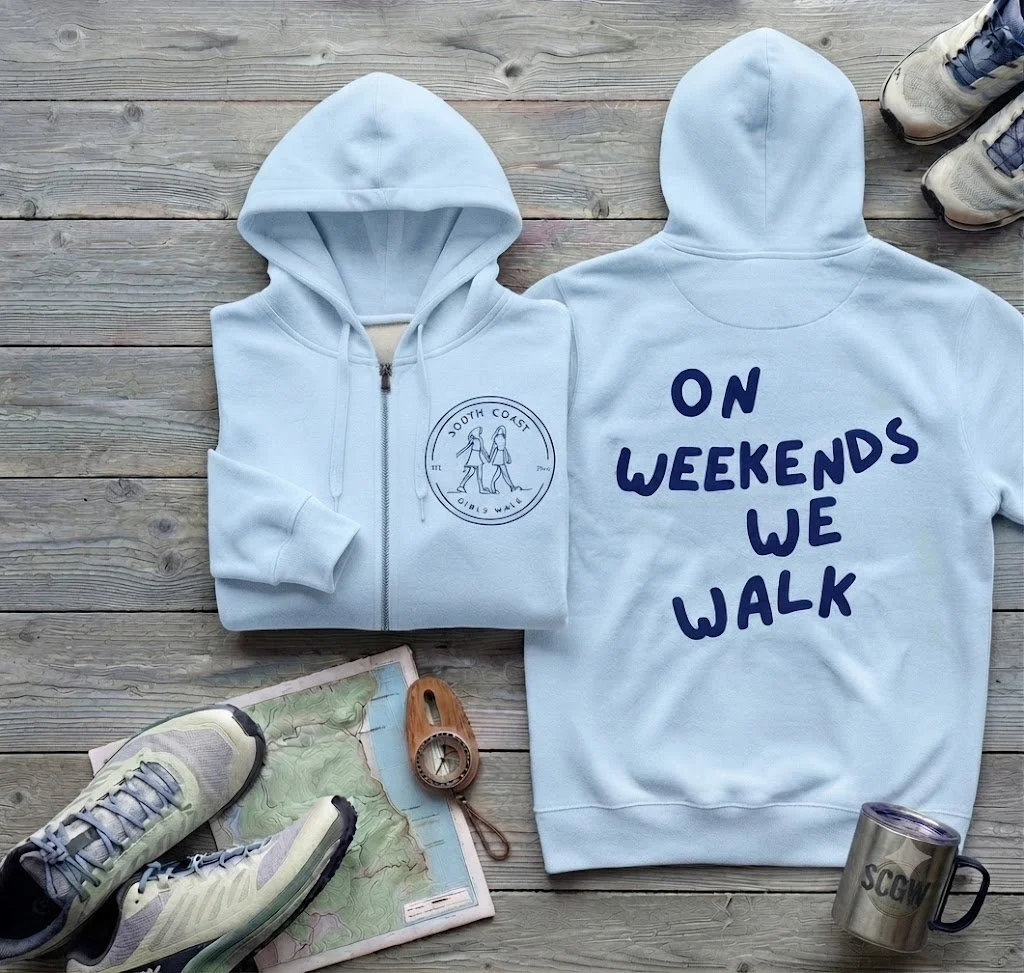Weekends We Walk Zip Hoodie