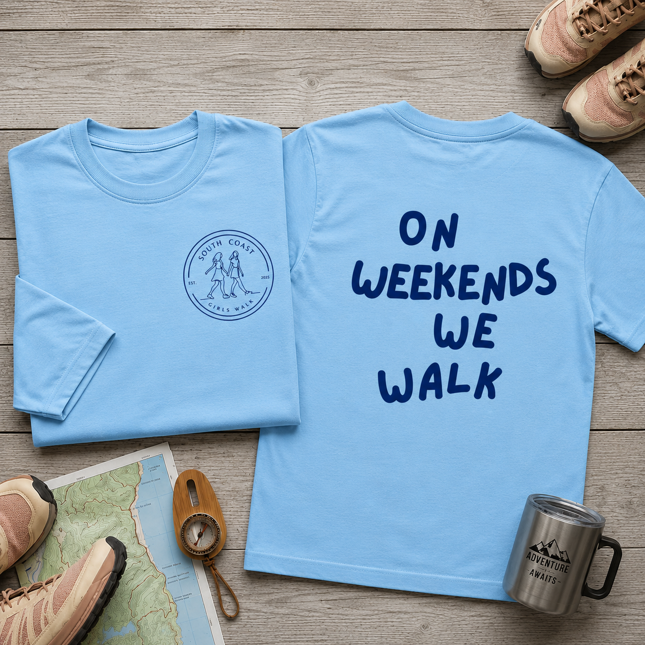 On Weekends We Walk Tee