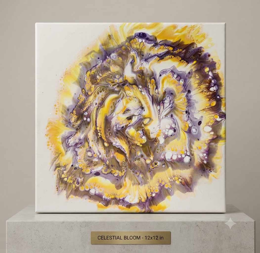 12 x 12 Gold Tide on Violet
