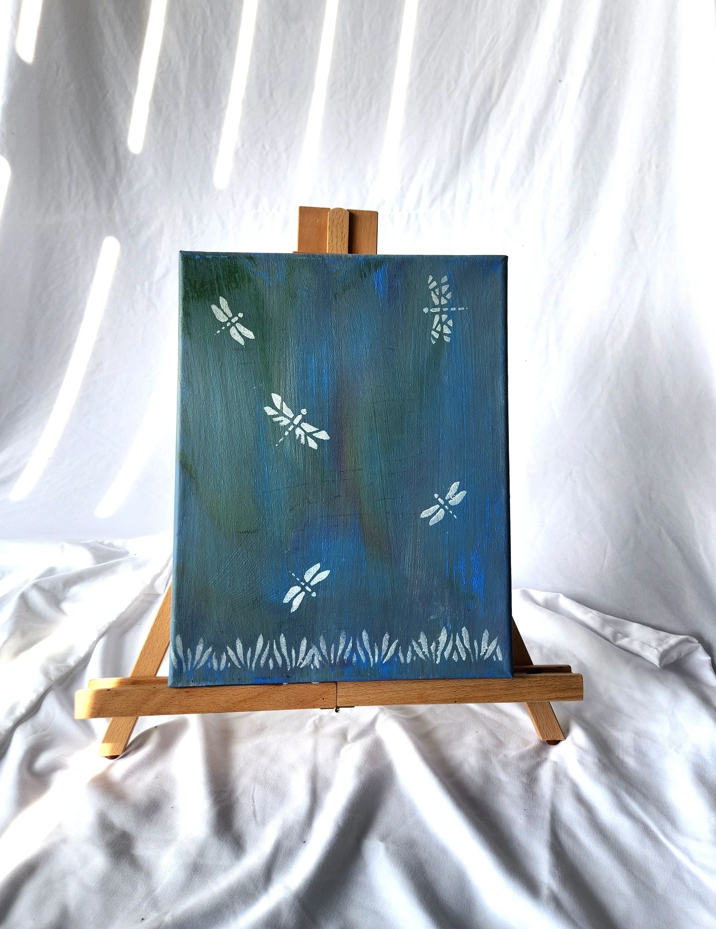 11 x 14 Dragon Flies Acrylic Canvas
