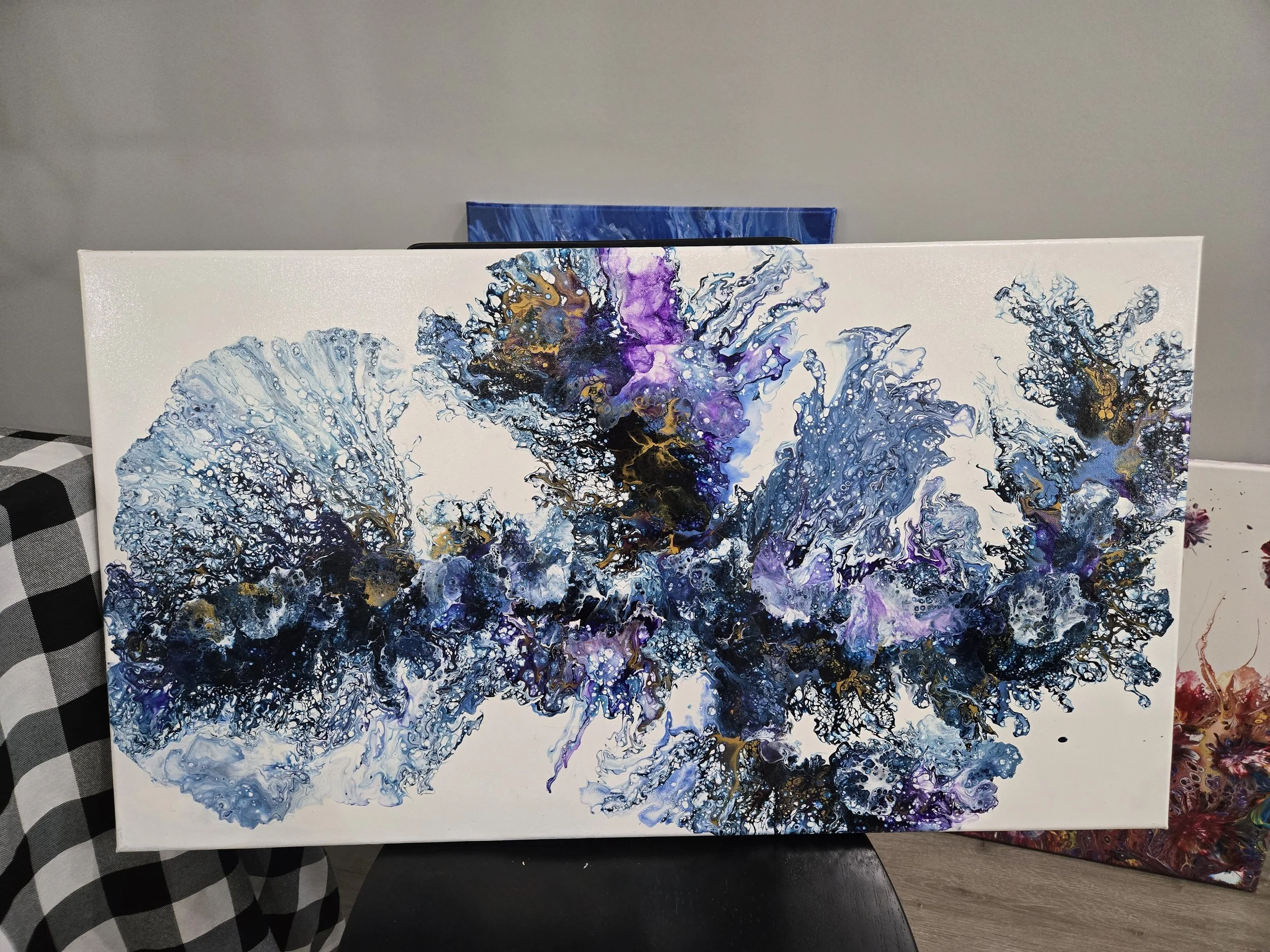 Celestial Burst Abstract Painting