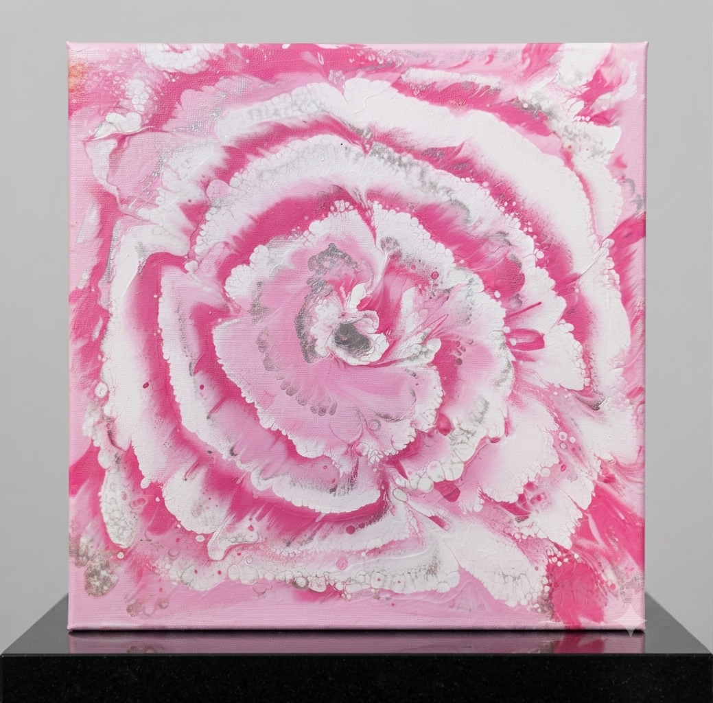 12 x 12 Pink swirls 2