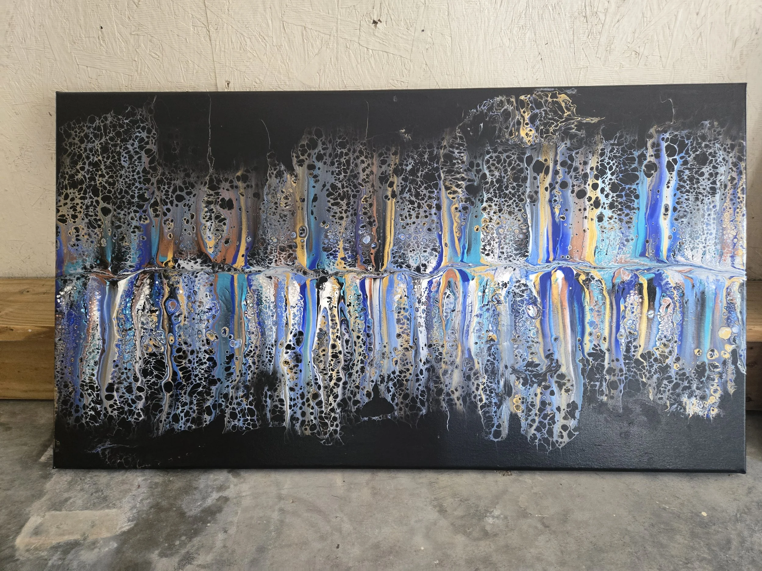 Ethereal Reflection Acrylic Painting