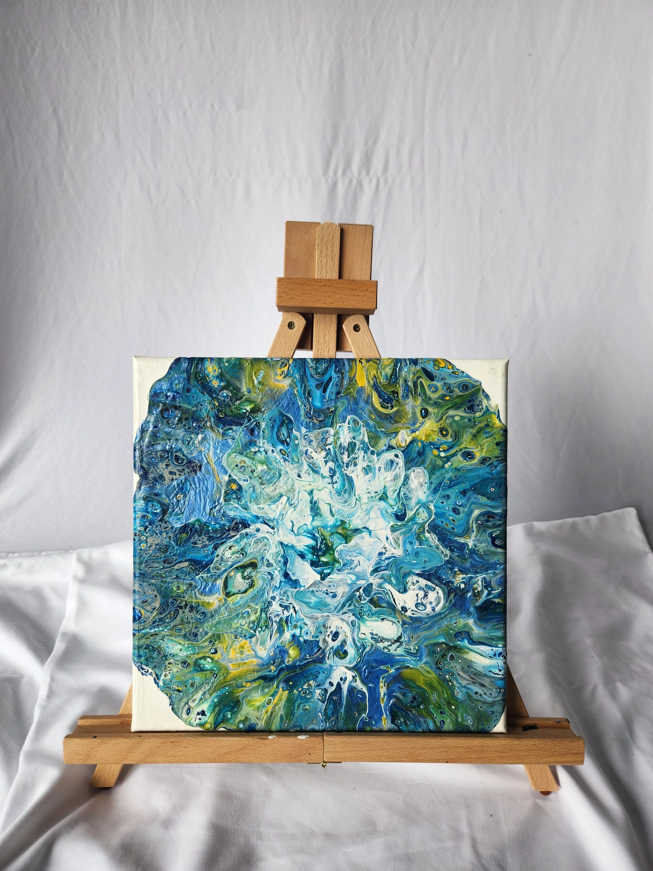 Oceanic Dreamscape - Abstract Acrylic Painting