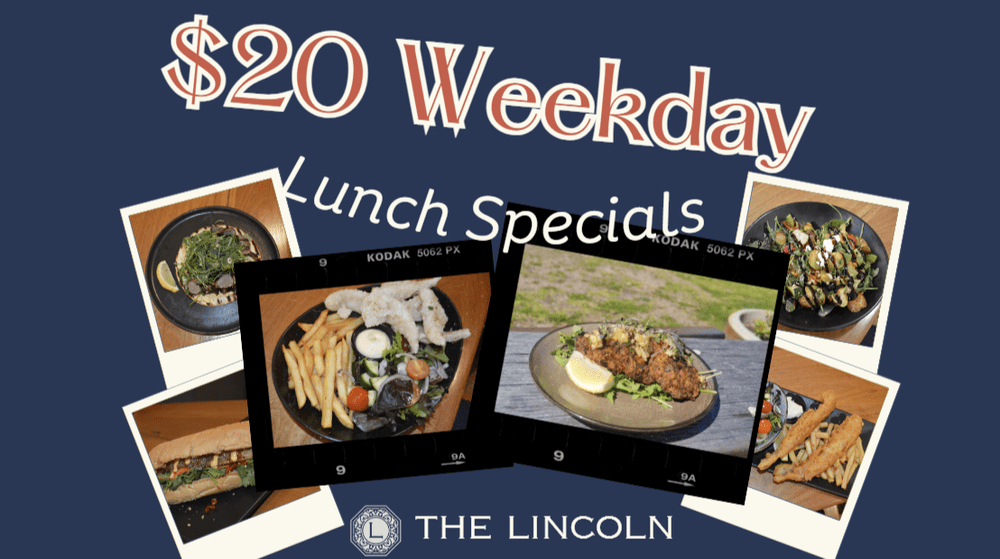 $20 Week Day Lunch Specials