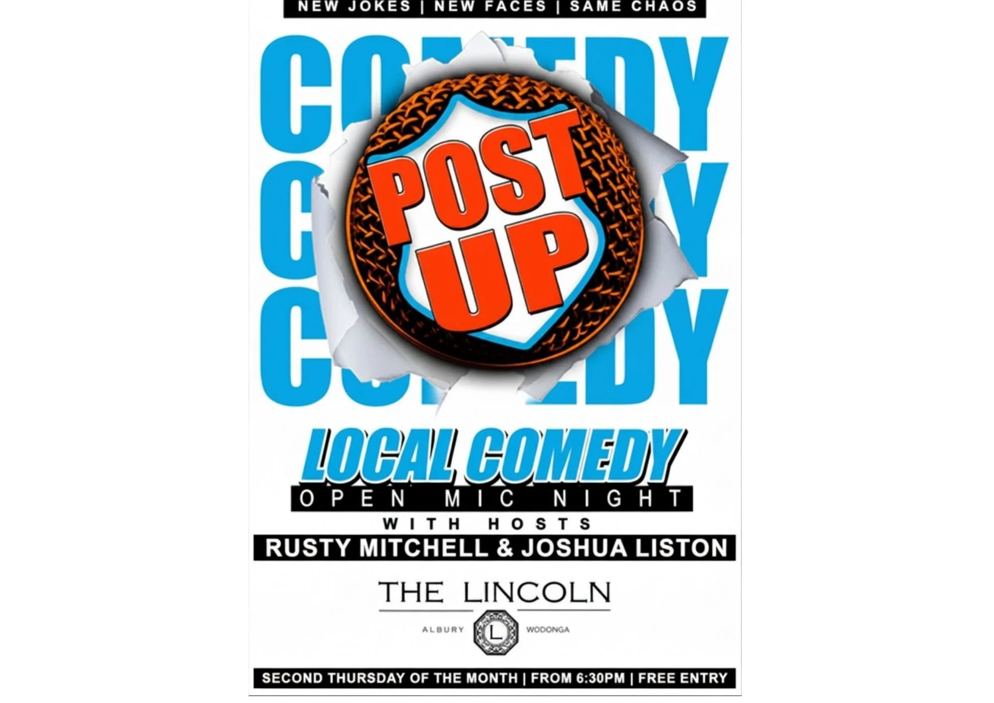 Second Thursday Monthly - Post UP Comedy