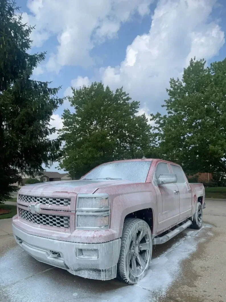 Professional auto detailing on Chevrolet Silverado by Expert Auto Spa in Macomb Michigan — full interior and exterior detail serving Sterling Heights, Clinton Township, and Metro Detroit