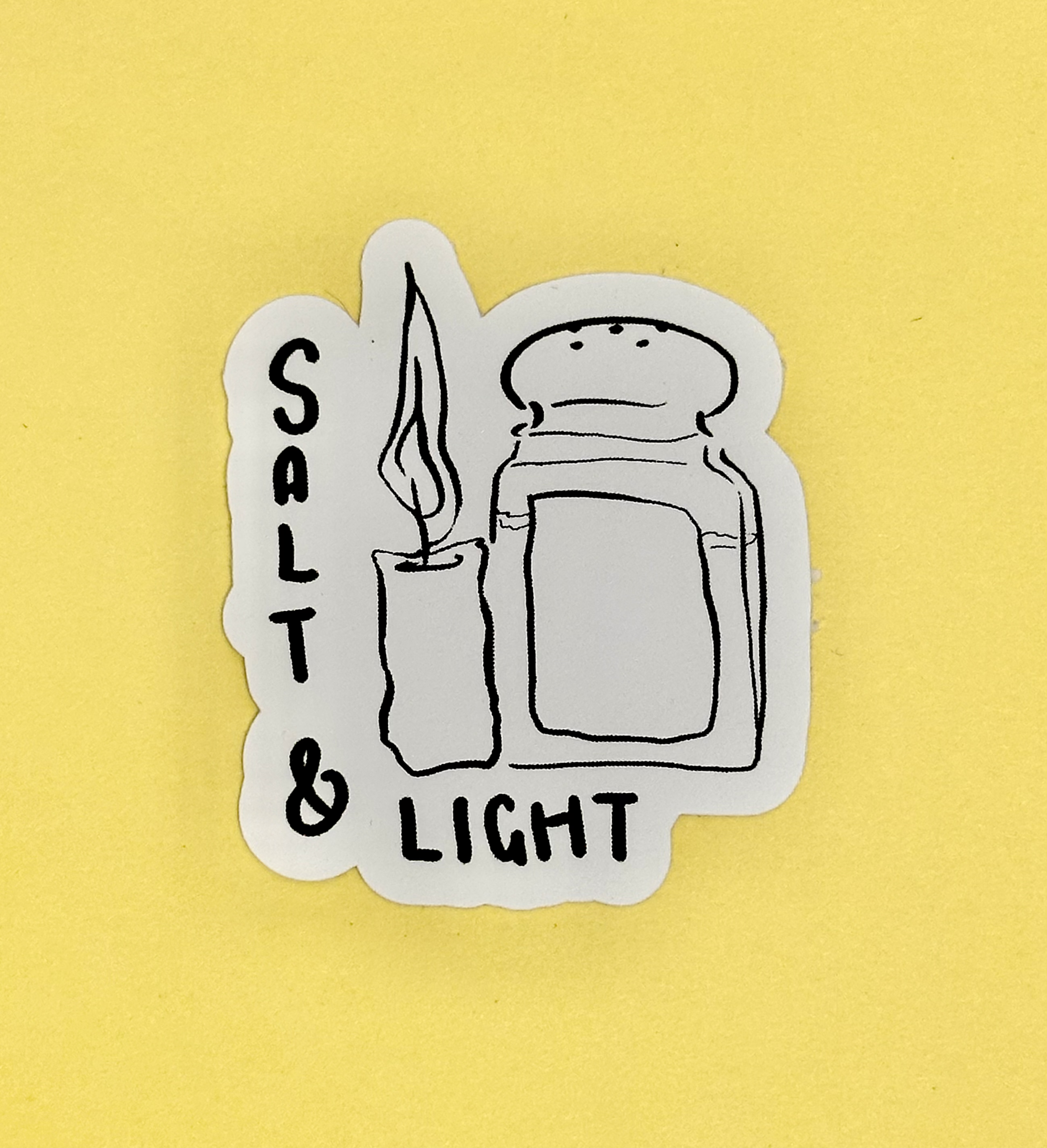 Salt & Light-2” Vinyl sticker