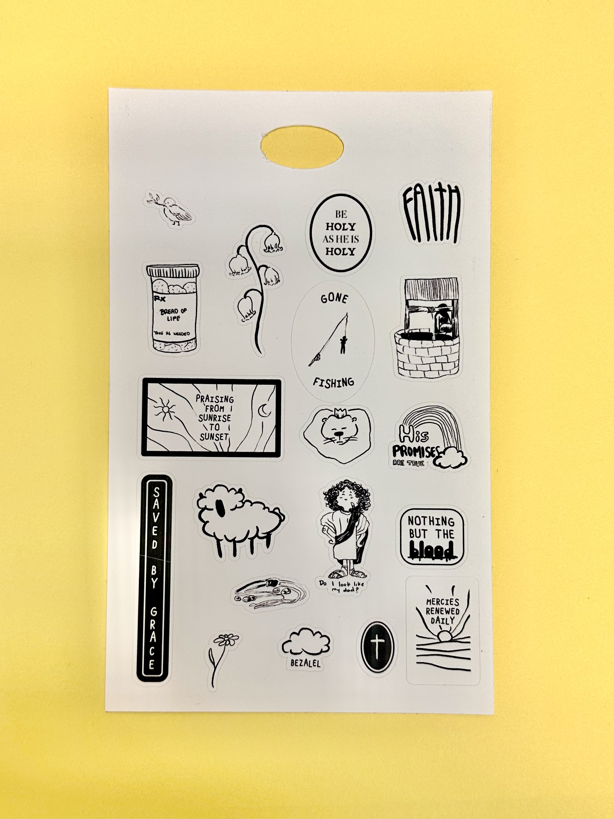 Faith Design -Sticker Sheet