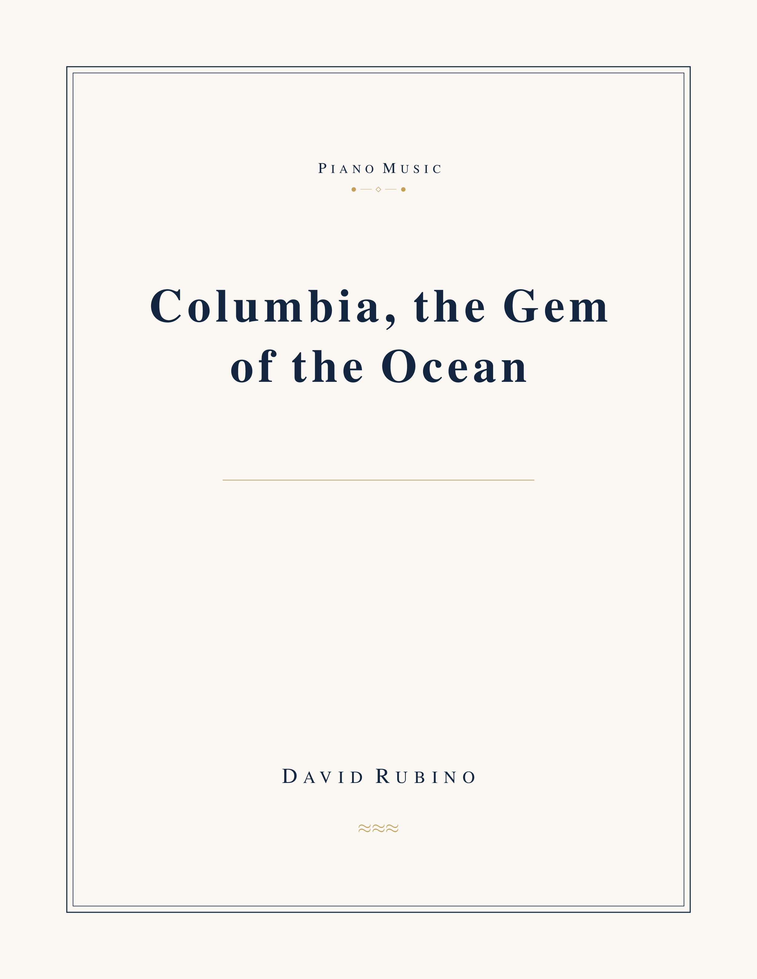 Columbia, the Gem of the Ocean