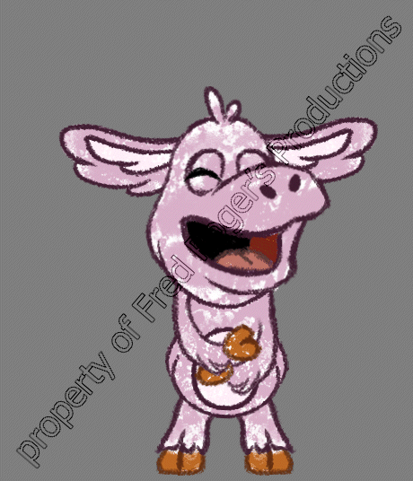 Cartoon Cousin - Silly 3. Rigging and animation in Esoteric Spine. Property of Fred Roger's Productions.