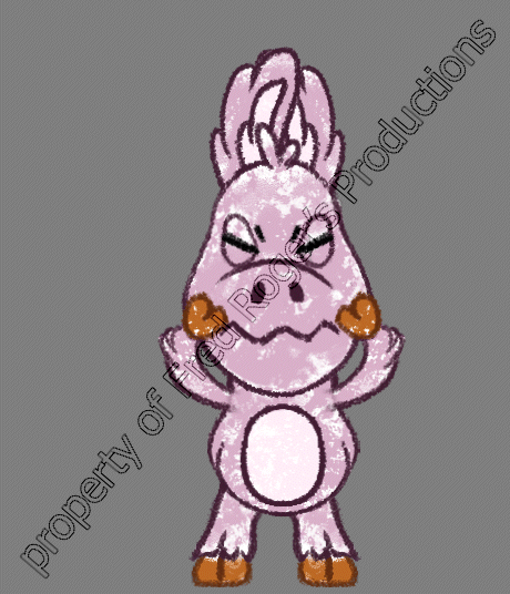 Cartoon Cousin - Mad 2. Rigging and animation in Esoteric Spine. Property of Fred Roger's Productions.