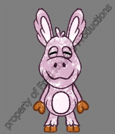 Cartoon Cousin - Calm 1. Rigging and animation in Esoteric Spine. Property of Fred Roger's Productions.