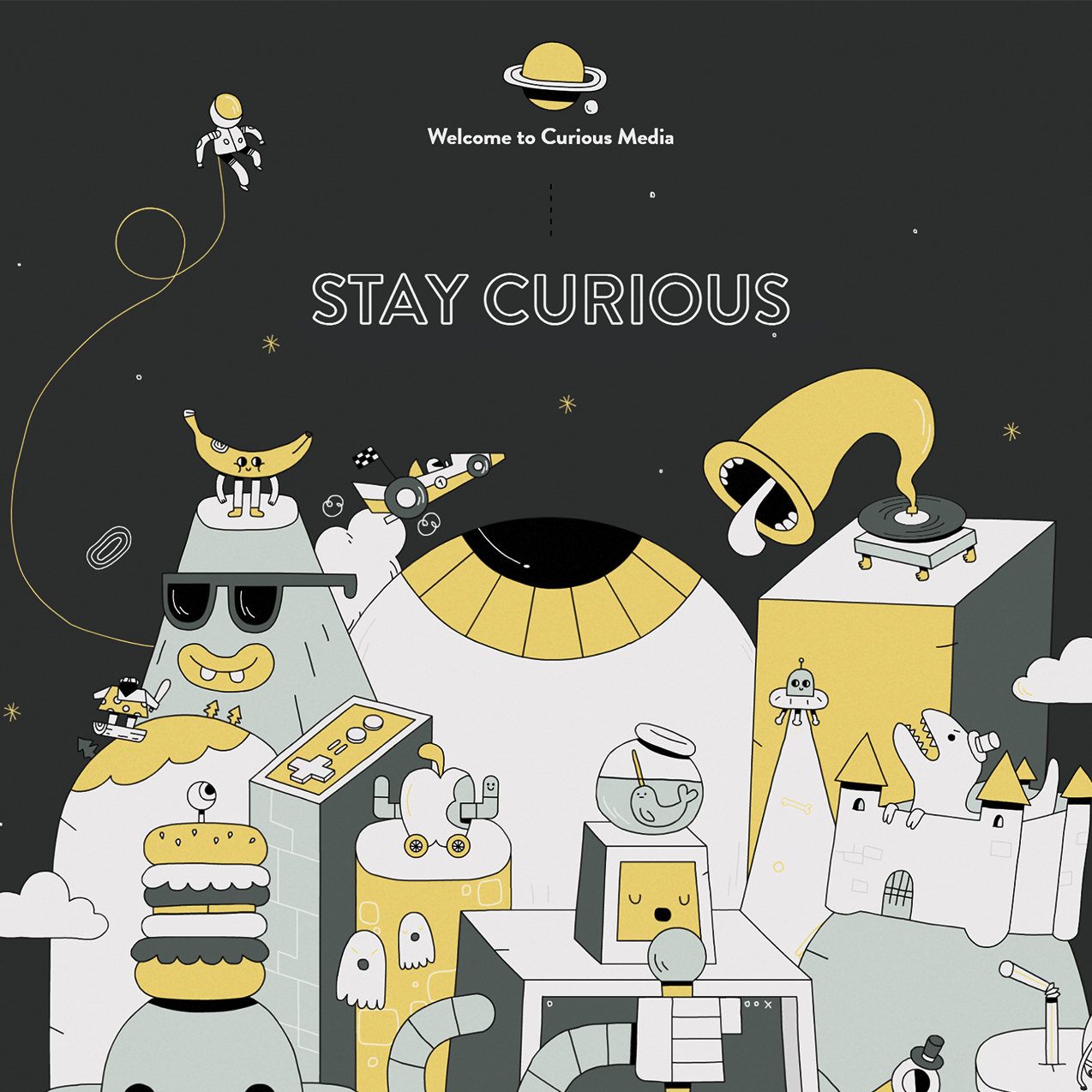 Curious Media Website Animations