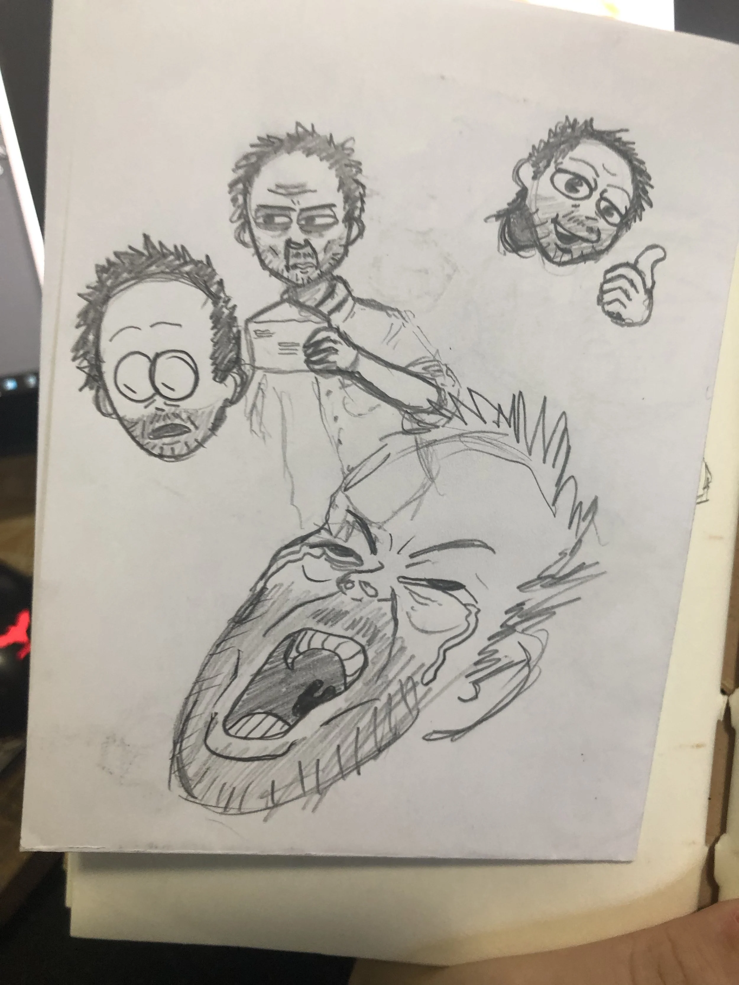  I took a lot of visual inspiration from the "Smiling Friends" show and the visual stylings of Worthkids to find ways to push this character's face to crazier and crazier visuals.