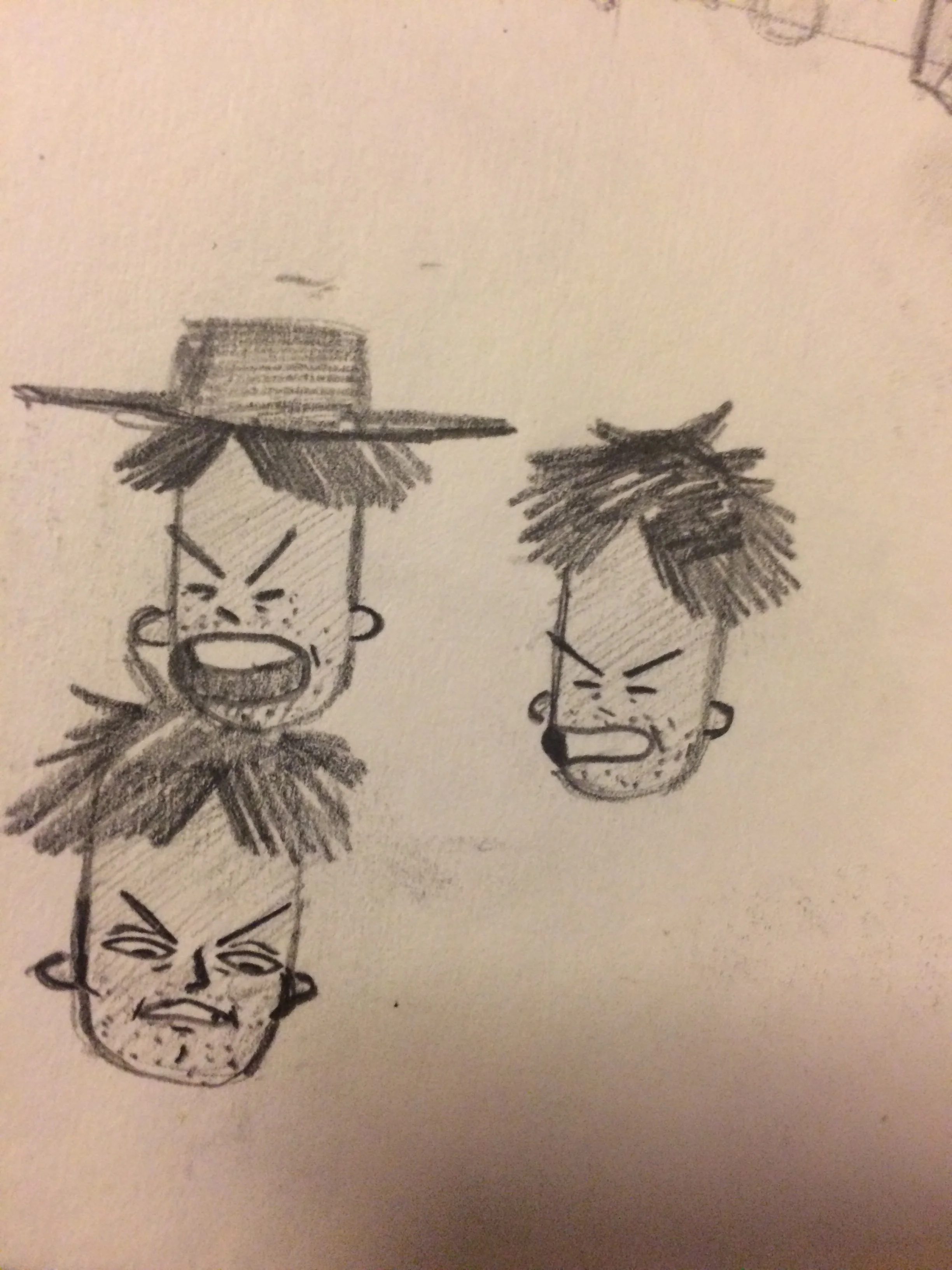 Few more facial explorations.