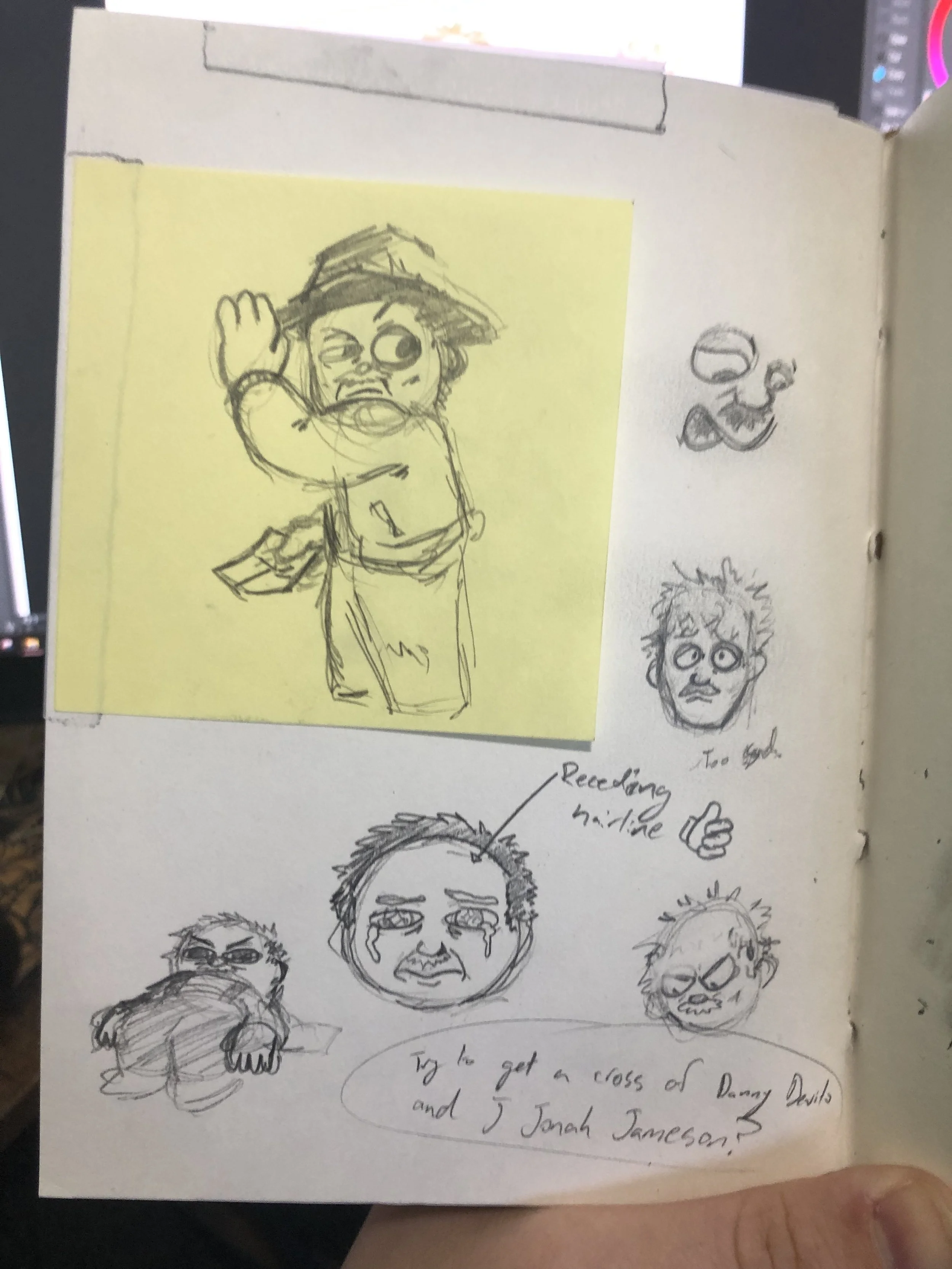 I got an email from Itzchitt Productions, a YouTube channel looking for someone to animate a short over a sort of monologue the channel creator had made about a man dissolving into paranoid delusions about asbestos being put in his mail. This project