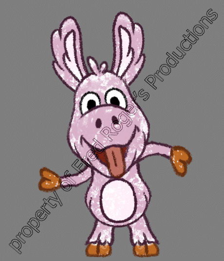 Cartoon Cousin - Silly 1. Rigging and animation in Esoteric Spine. Property of Fred Roger's Productions.