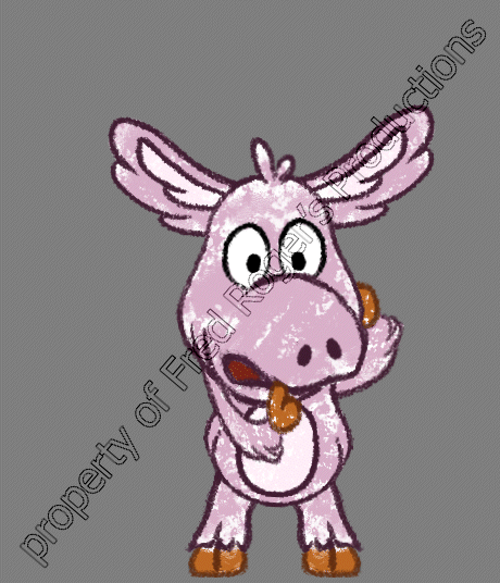 Cartoon Cousin - Worried 3. Rigging and animation in Esoteric Spine. Property of Fred Roger's Productions.