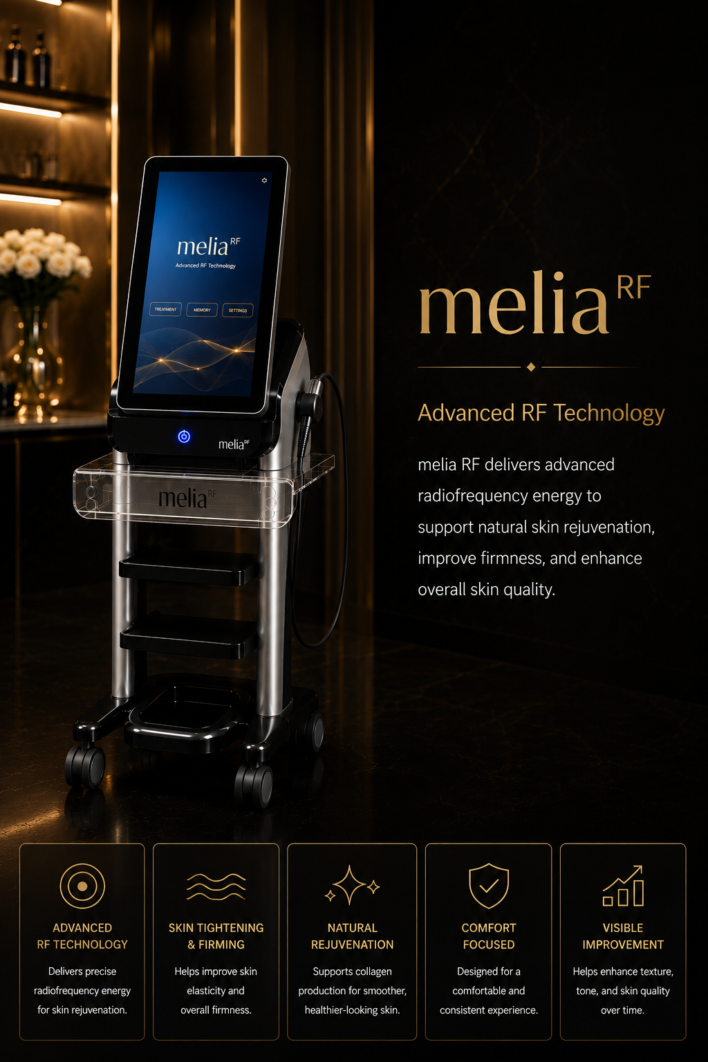 MeliaRF® Advanced RF Microneedling System