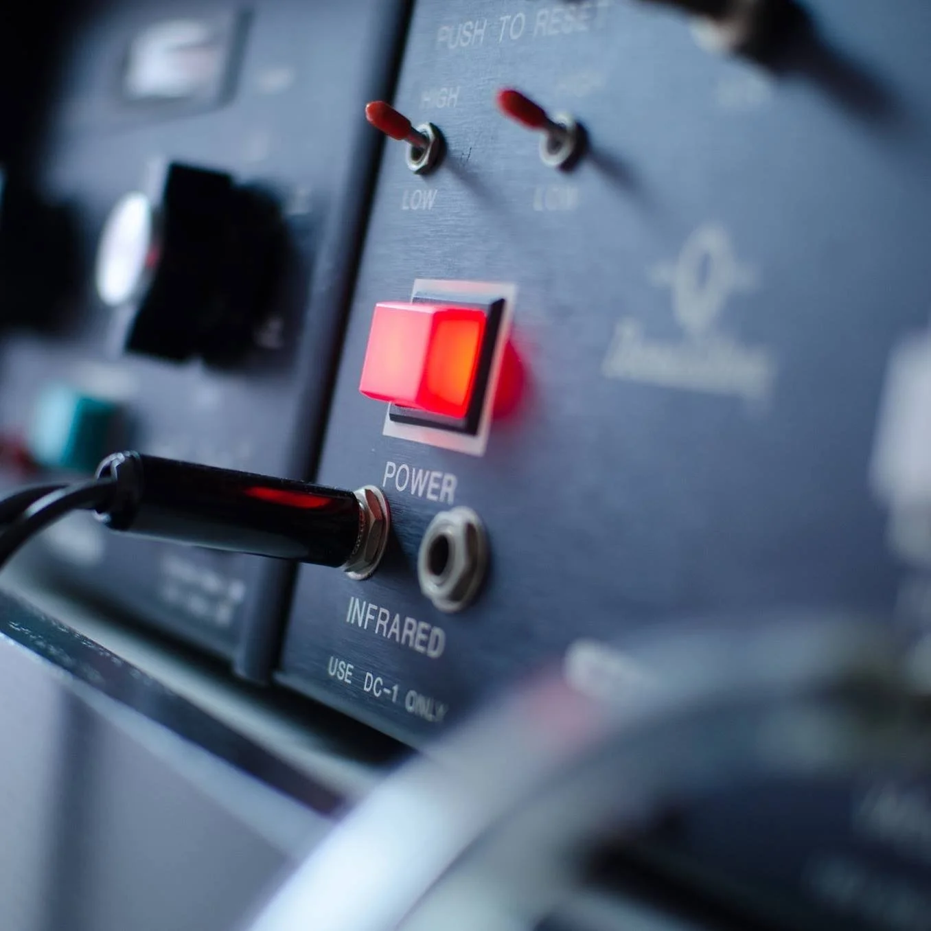 close-up image of a galvanic facial machine
