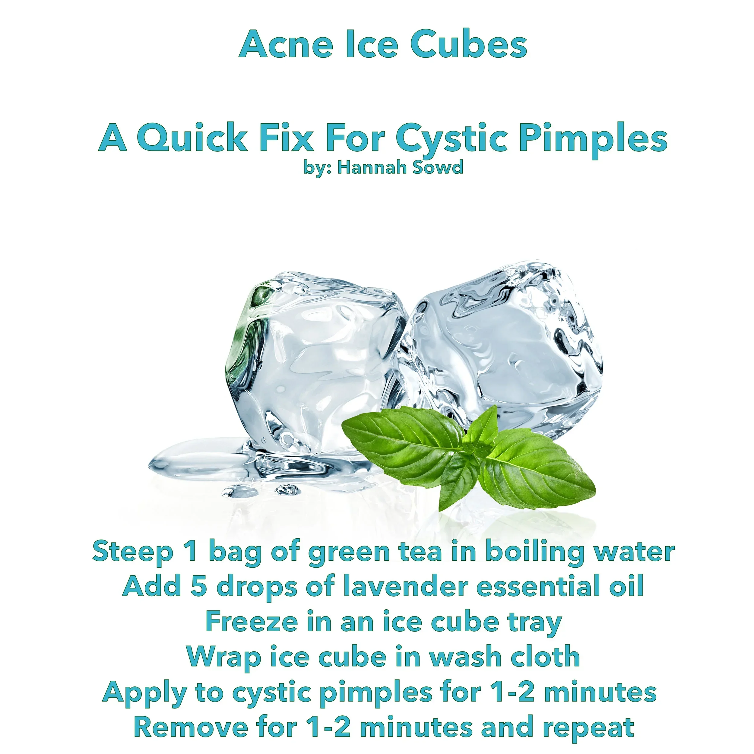 Acne Ice Cubes