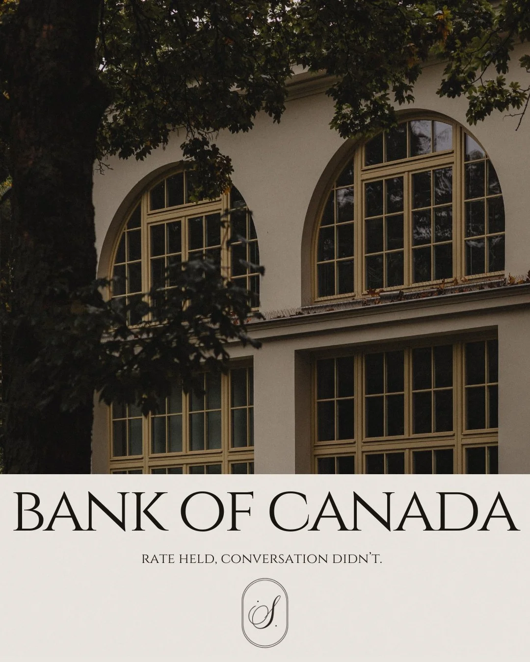 The rate held.
The conversation didn't.
2.25% &mdash; unchanged. But what the Bank of Canada signalled today is worth understanding before your next mortgage decision.

The cutting cycle is likely behind us. What's ahead is a different kind of planni
