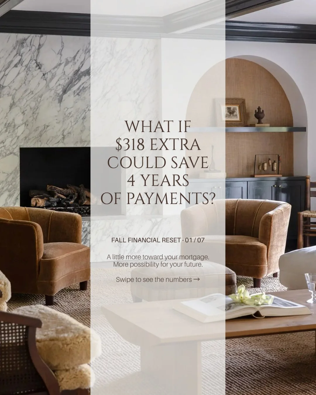 Small, deliberate adjustments to your mortgage structure often create more long-term wealth than chasing marginal rate discounts.

When you direct excess liquidity toward principal reduction early in your amortization, the compounding interest saving