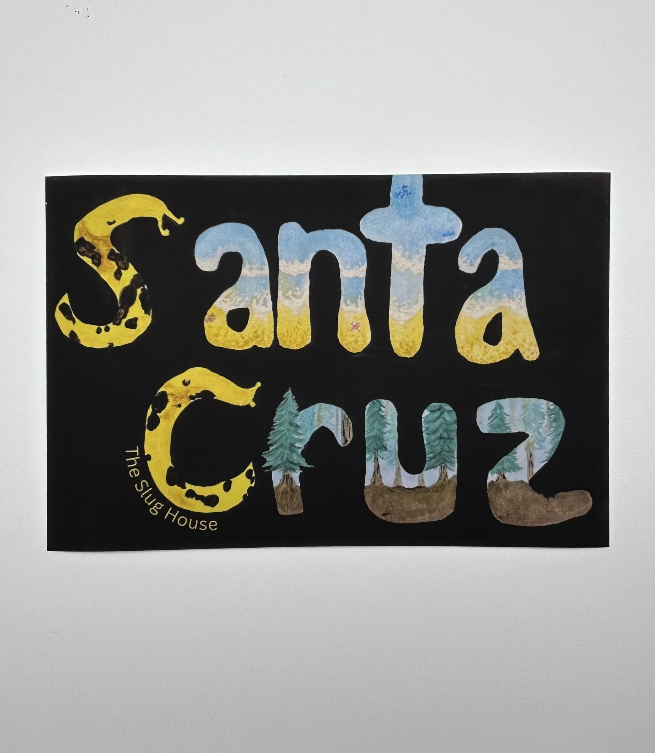 "Santa Cruz" : Sticker, Print