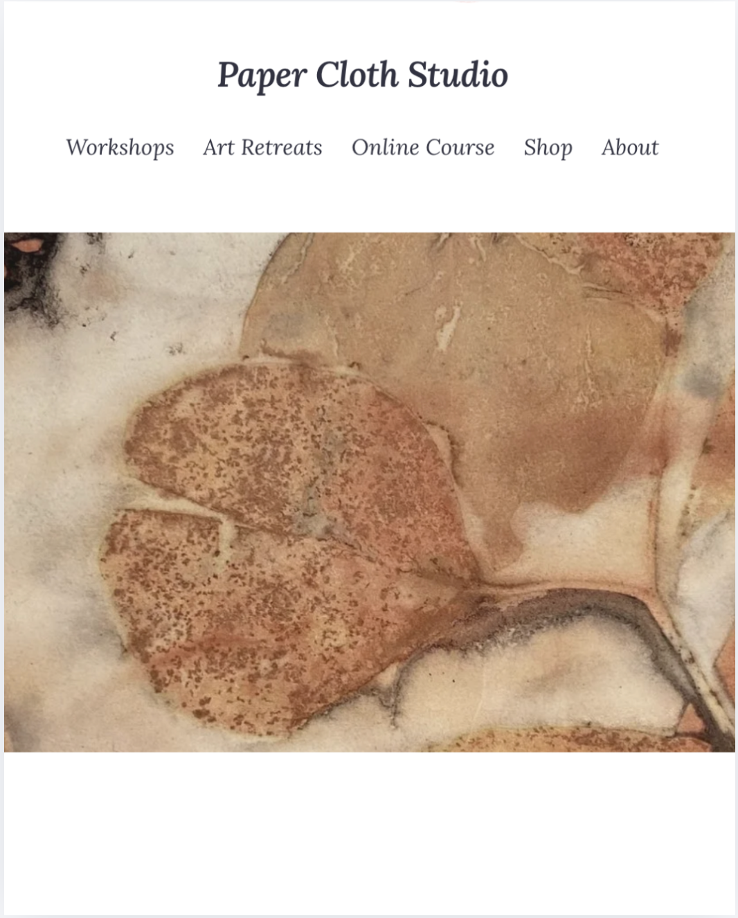 Website refresh: Paper Cloth Studio