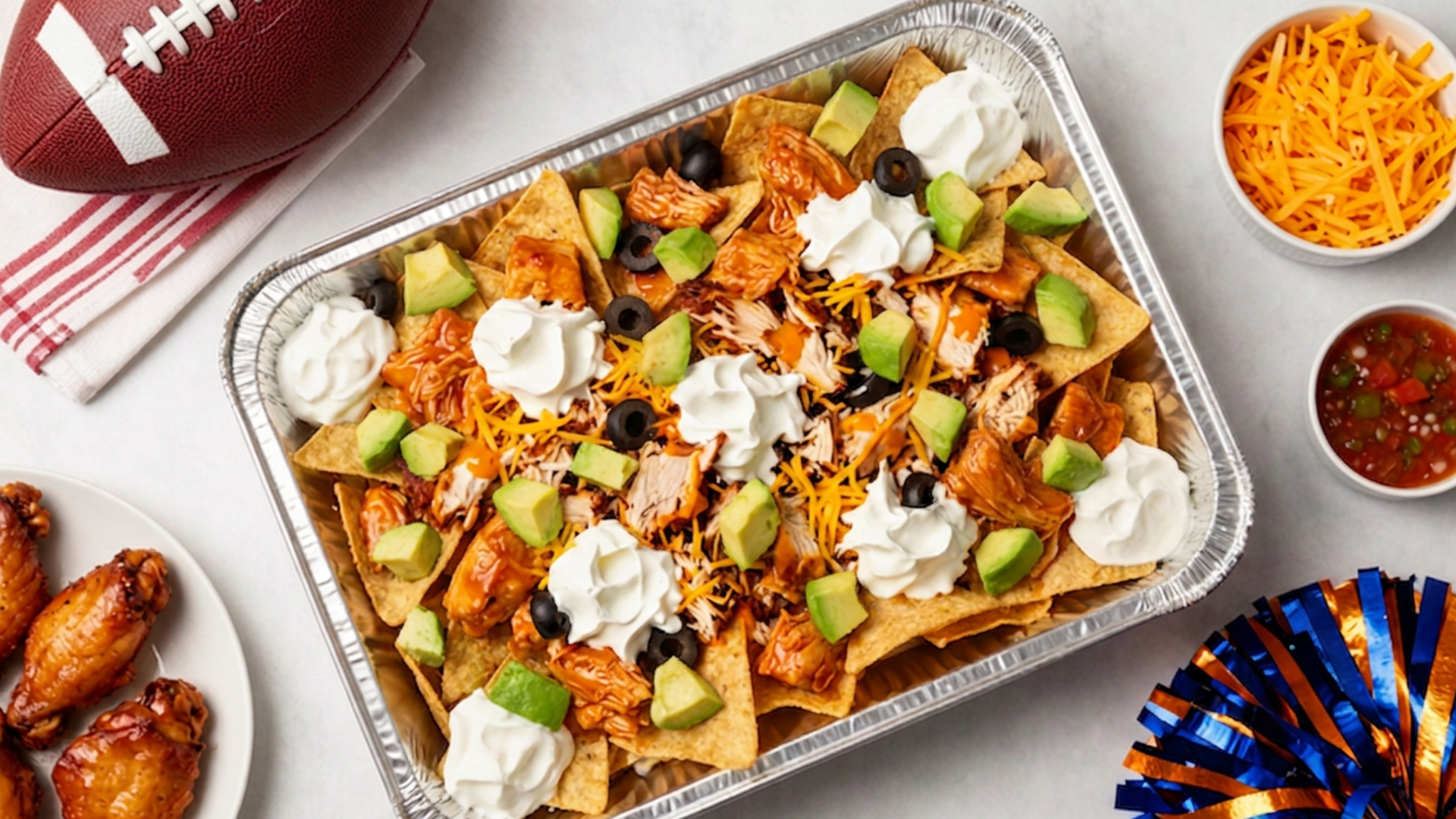Buffalo Chicken Nachos