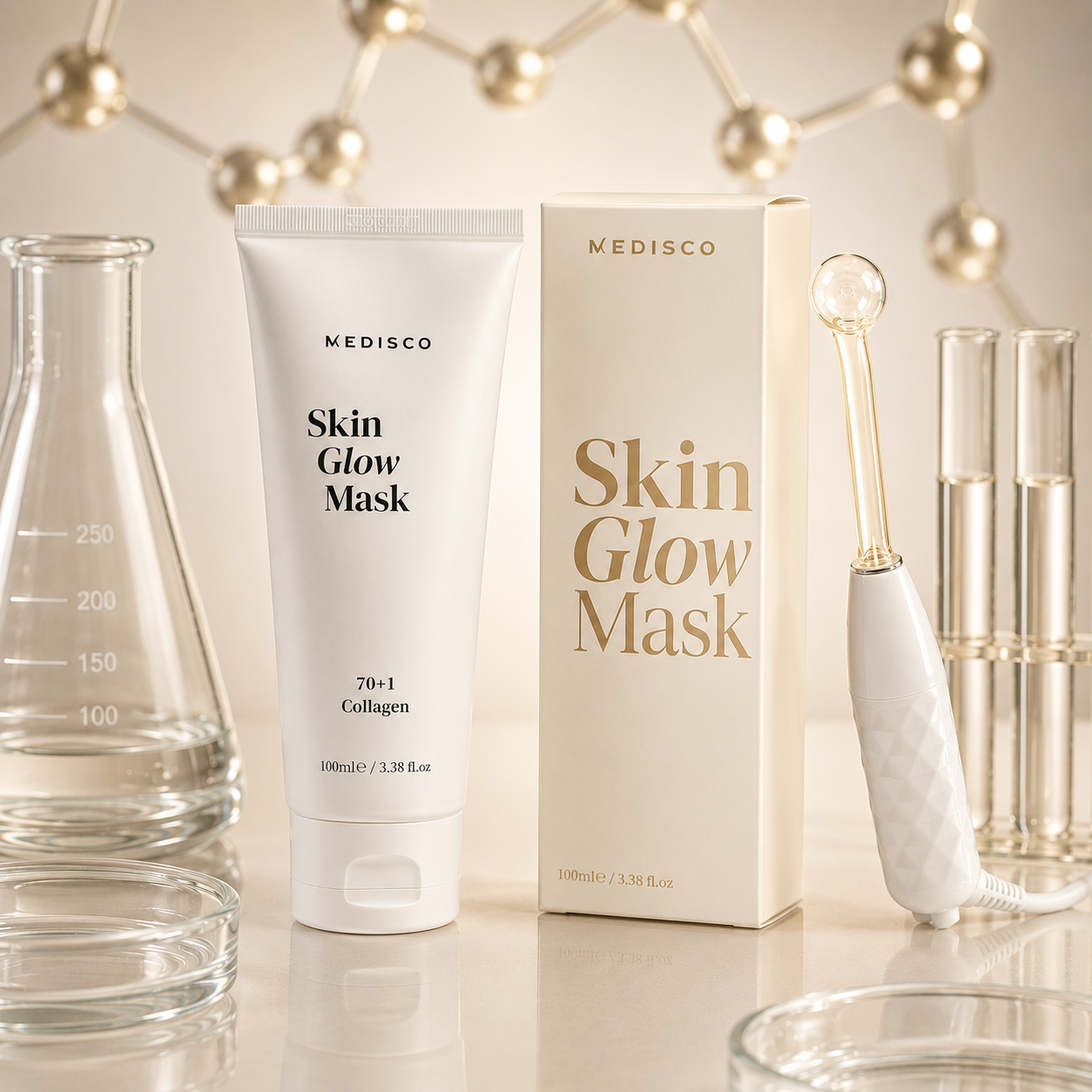 Exfoliate, High Frequency & LED Botox Mask Facial