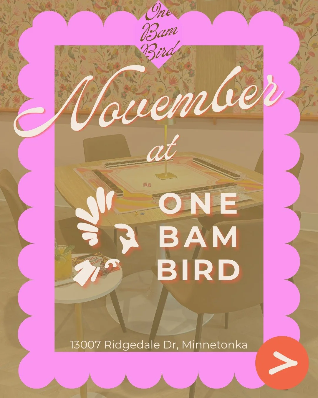 We are unreasonably excited to share all of our November offerings at OBB! We've got classes, leagues, open play and so much more. Not to mention snacks, mocktails and a pink kitchen. Link to book everything in our bio (www.onebambird.com/book-your-s