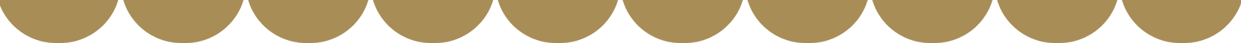 Brown semi-circular border