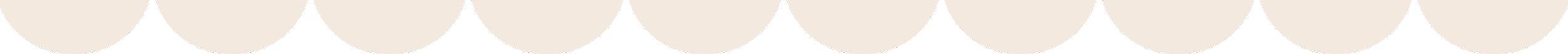 Cream semi-circular border