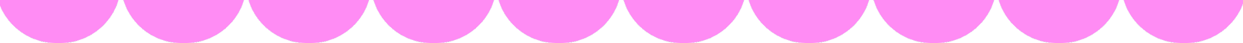 Pink semi-circular border