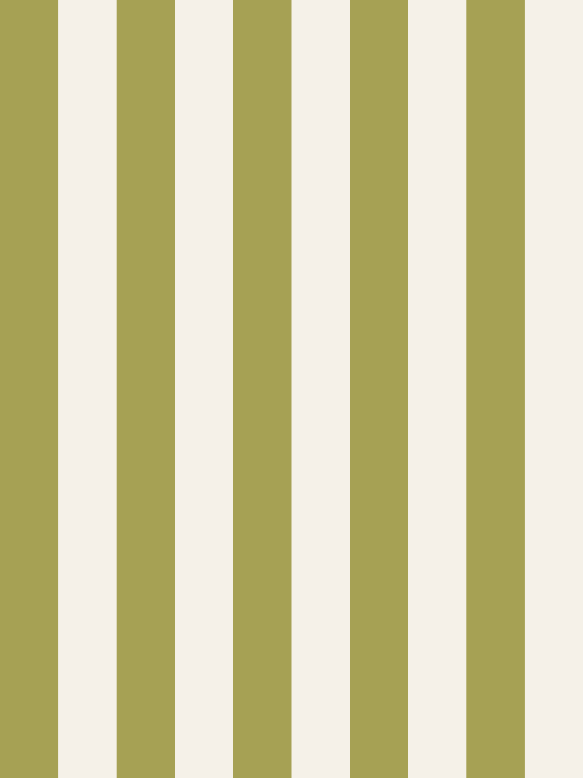 Close-up of a striped fabric pattern with alternating olive green and cream vertical stripes.