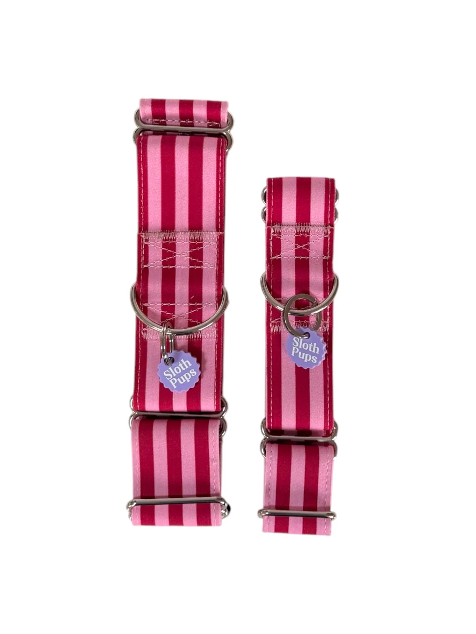 Rose and Rhubarb Dog Martingale Collar (Horizontal)