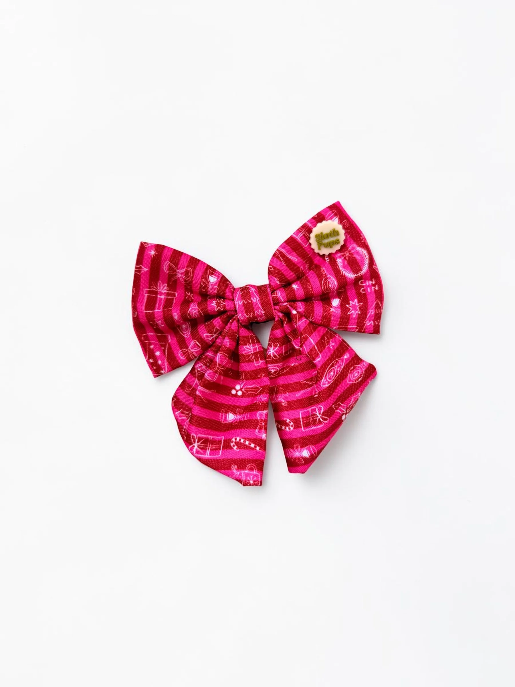 Line Drawing Red Xmas Bow.JPG