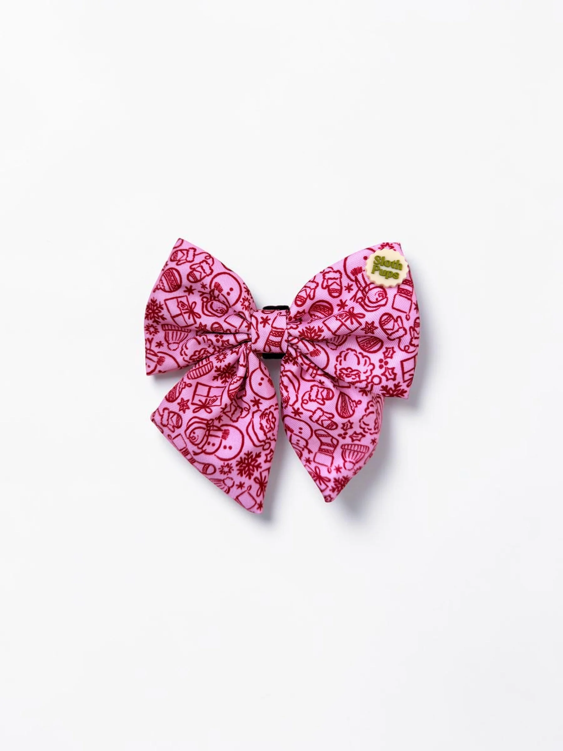 Pink Line Drawing Xmas Bow.JPG