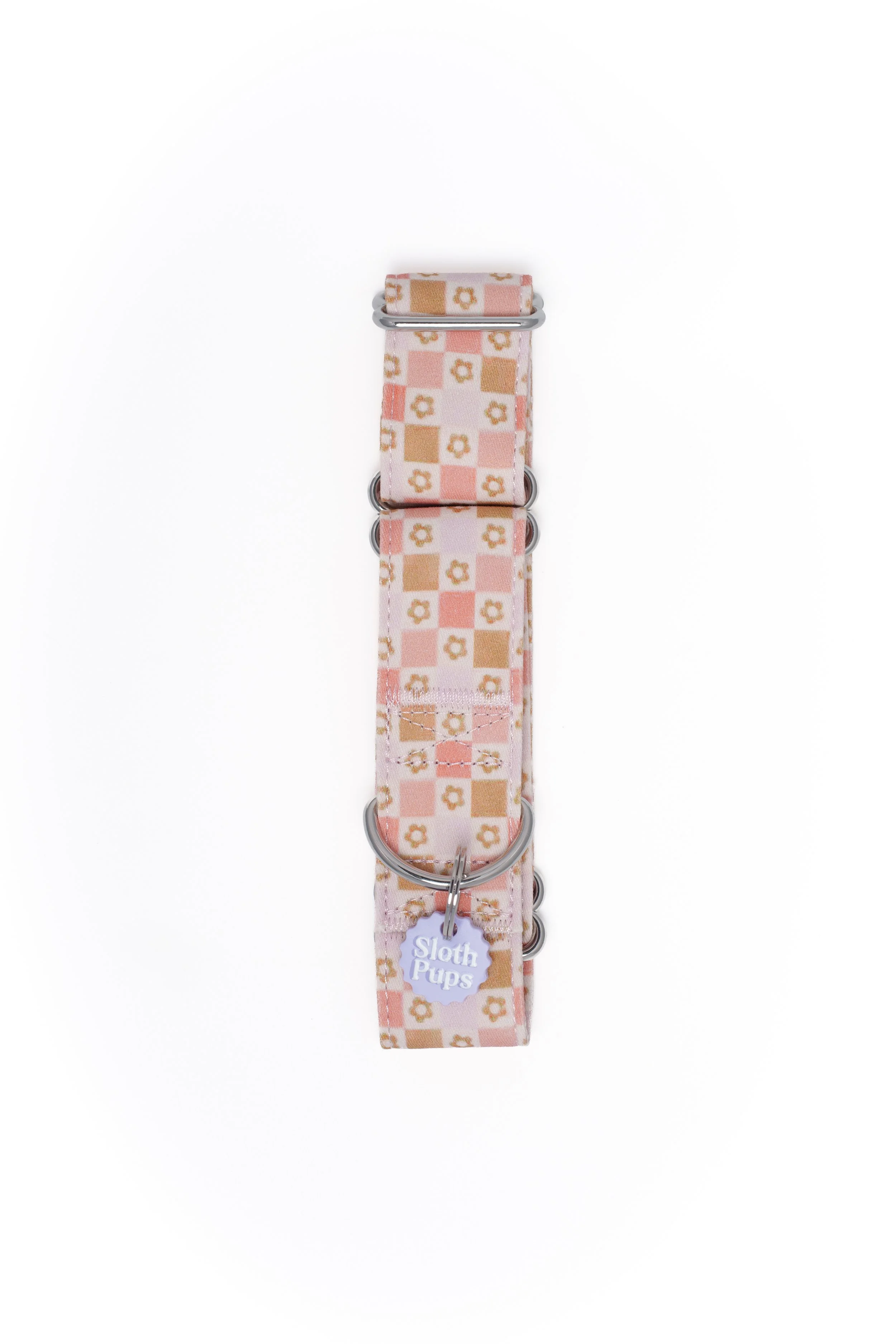 Natural Checker Single View Flat lay collar.jpg
