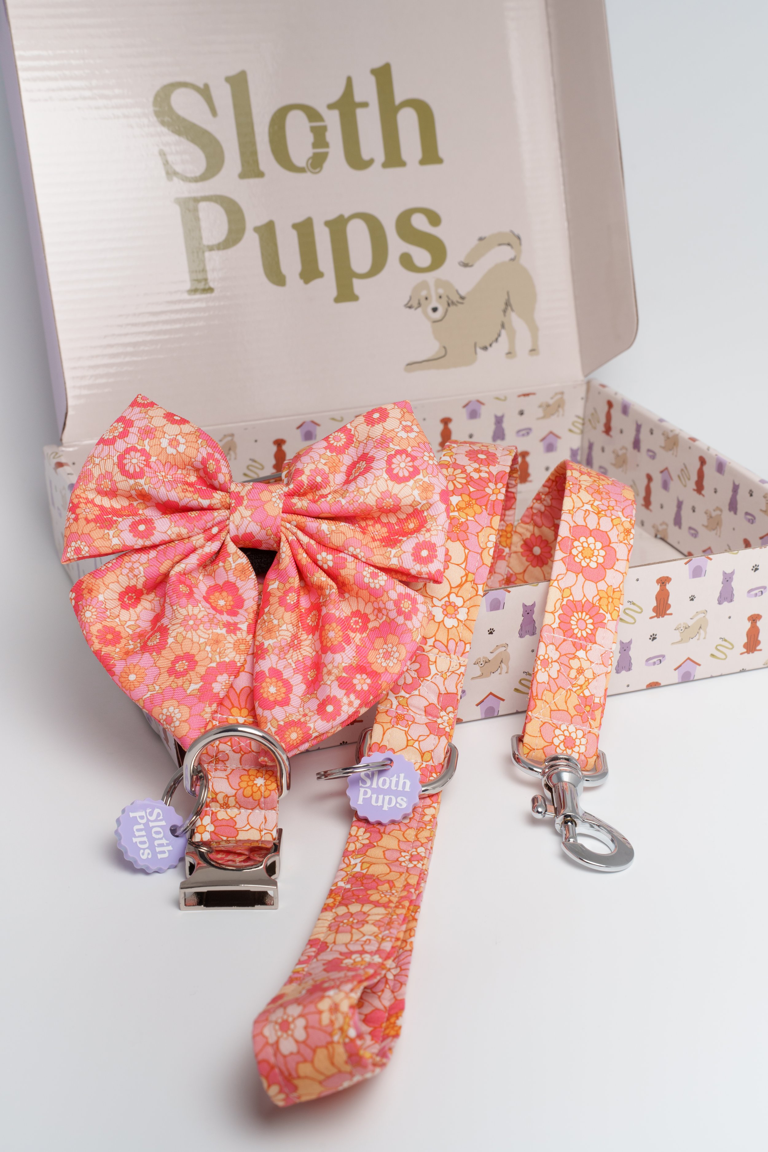 Apricot Florals Bow in box Frontal View.jpg