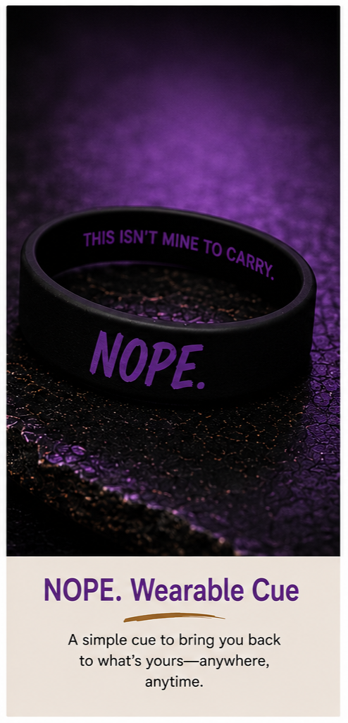 NOPE. Wearable Cue