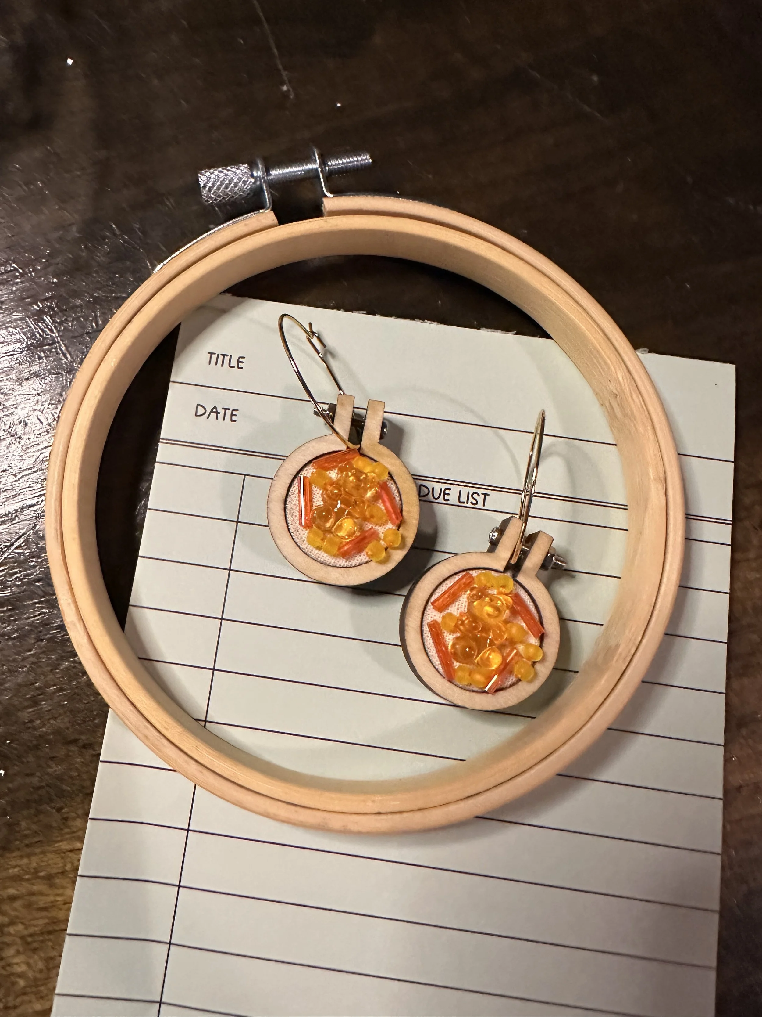 Gummi Bear Earrings (Orange)