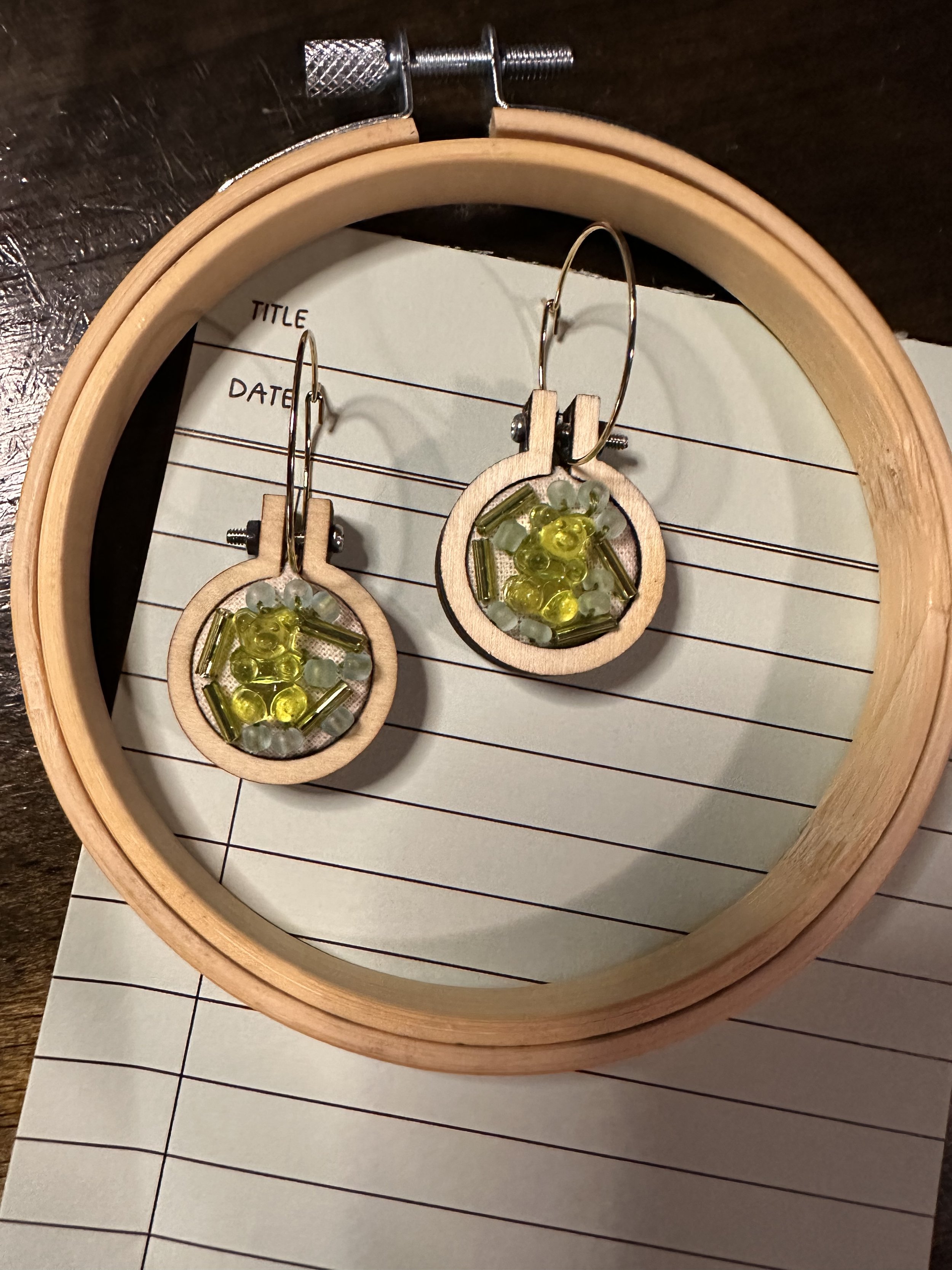 Gummi Bear Earrings (Green)