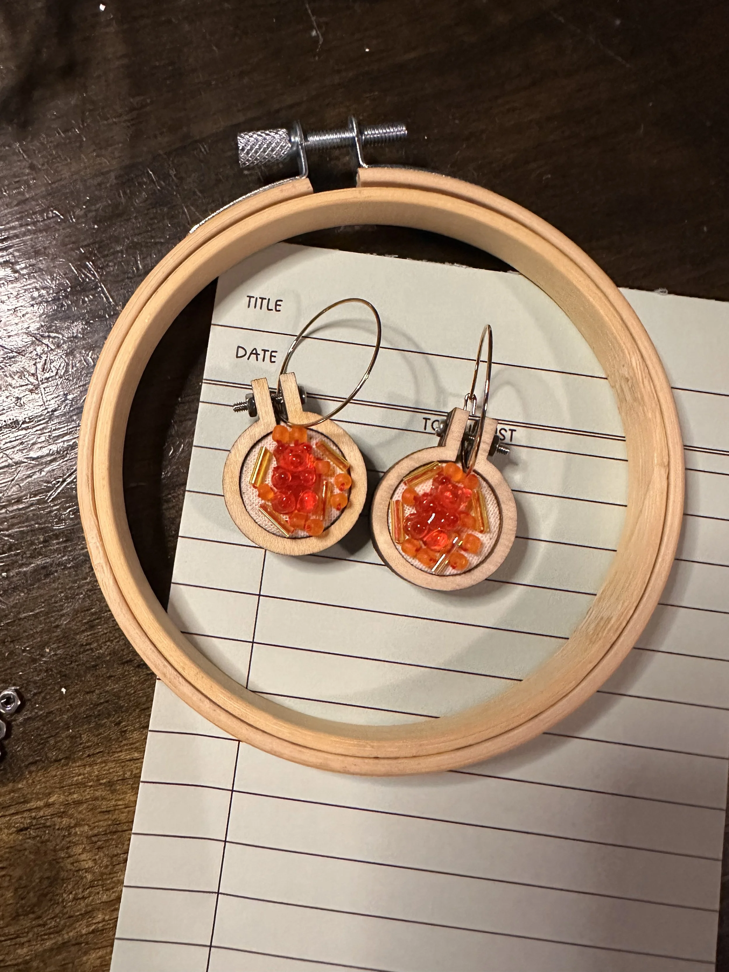 Gummi Bear Earrings (Red)